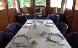 Atatürk’ün gezi teknesi, ‘M/G Acar’ Çanakkale Deniz Müzesinde sergileniyor