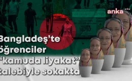 Bangladeşli öğrenciler hükümetin kontenjan düşürme teklifini protesto ediyor