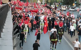 Kayseri’de ’15 Temmuz Milletin Zaferi Yürüyüşü’ ve anma etkinlikleri yapıldı